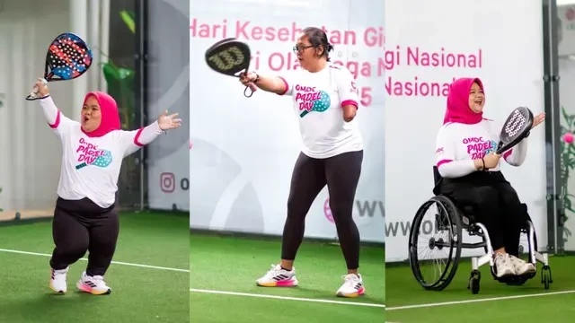 Keseruan Penyandang Disabilitas Rayakan Hari Gigi dan Olahraga Nasional dengan Tanding Pad...