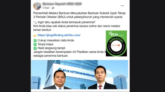 Jangan Percaya Kabar Pencairan BSU Tahap 2, Ini Alasannya