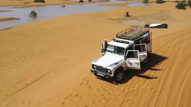 8 Potret Penampakan Gurun Sahara Banjir, Dilanda Hujan Langka