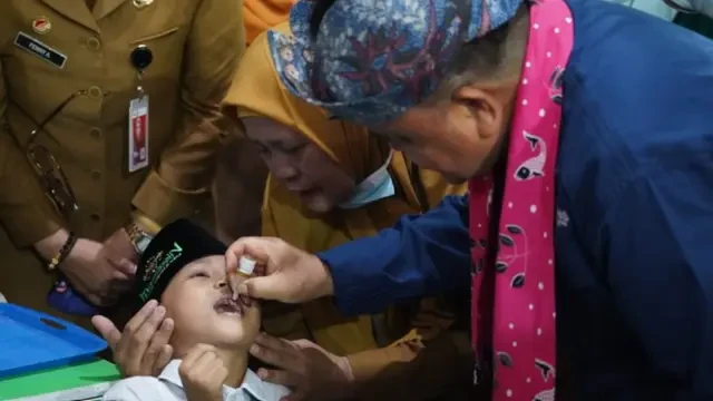 Lebih dari 6,5 Juta Anak di 3 Wilayah Sudah Dapat Imunisasi Polio Tambahan