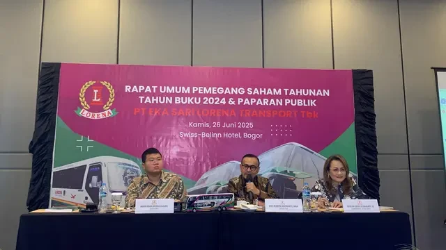 Eka Sari Lorena Transport Pede Arus Kas Positif di 2025, Bidik Pendapatan Naik 15%