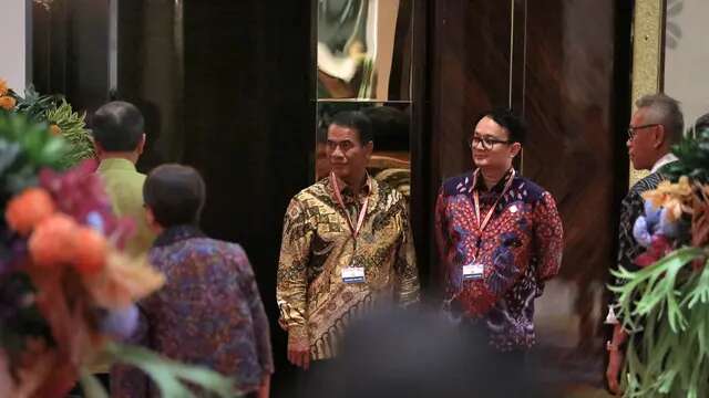 Mentan Amran Dampingi Presiden Jokowi Sambut Sejumlah Tamu Negara Saat Gala Dinner Indones...