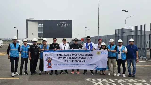 PLN Pasok Listrik 1,1 Juta VA ke Whitesky Aviation