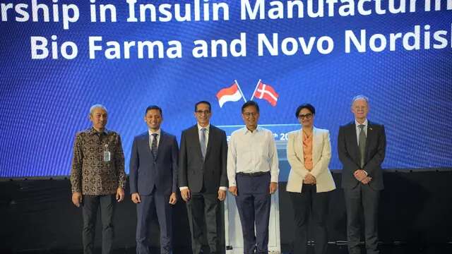 Perusahaan Asal Denmark Novo Nordisk Gandeng Bio Farma untuk Produksi Obat Diabetes di Ind...