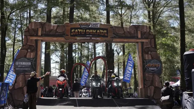 Maxi Yamaha Day 2025 Sambangi Makassar, Dihadiri Seribu Bikers Sulawesi Selatan