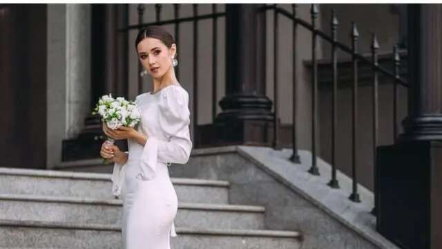 6 Pesona Vika Kolesnaya Pacar Billy Syahputra Saat Pemotretan Pakai Gaun Pengantin, Cantik...