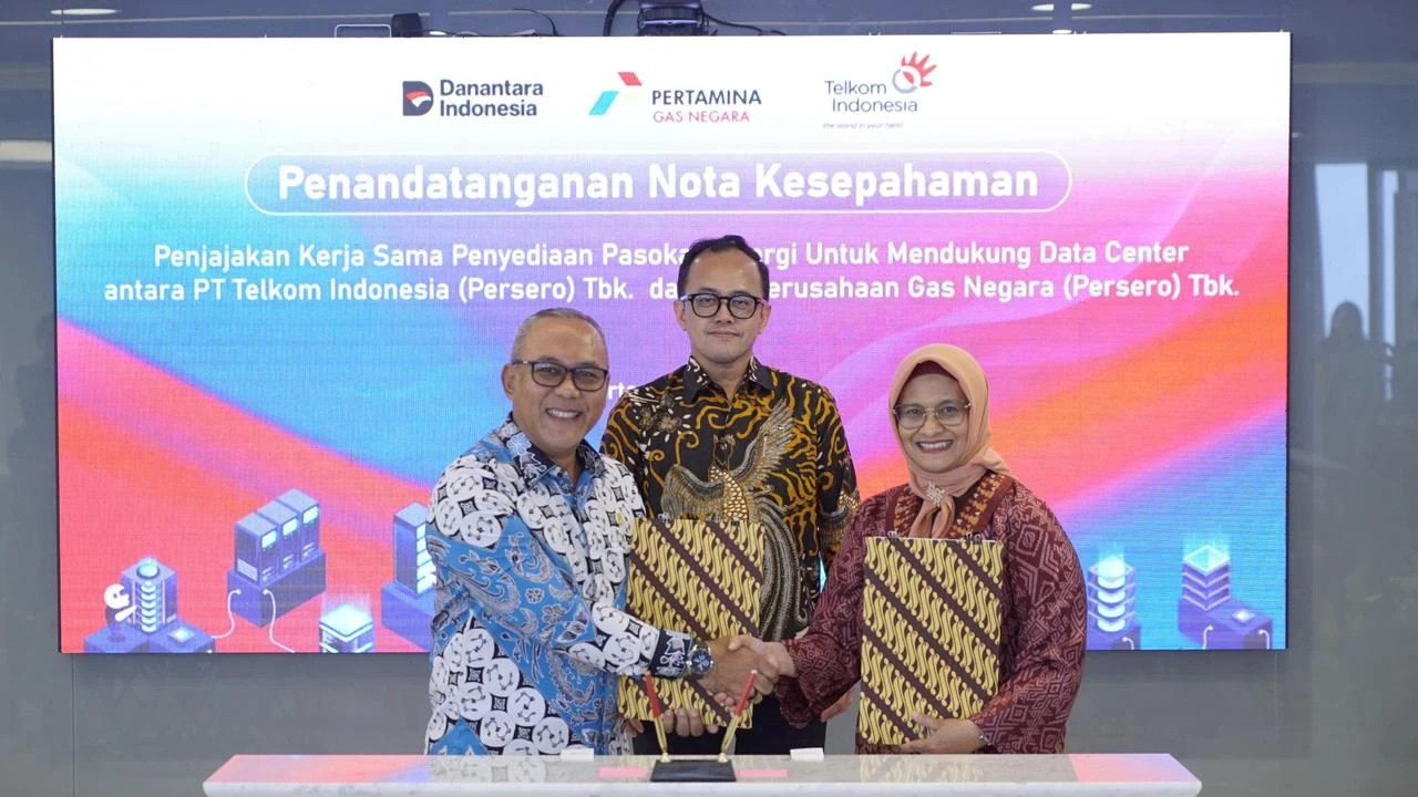 Sinergi Telkom Indonesia dan PGN Perkuat Ekosistem Green Digital Infrastructure Terintegra...