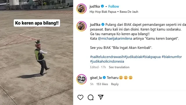 Petugas Bandara Biak Viral Usai Suguhkan Tarian Khas Papua untuk Judika Saat Pesawat Akan ...