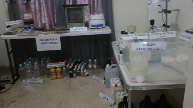Modus Baru Vape Jadi Media Penyebaran Narkoba, Polisi Gerebek Pabriknya di Medan