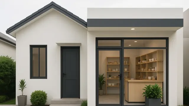 Ide 5 Desain Model Rumah Minimalis Ada Tokonya, Fungsional di Lahan terbatas