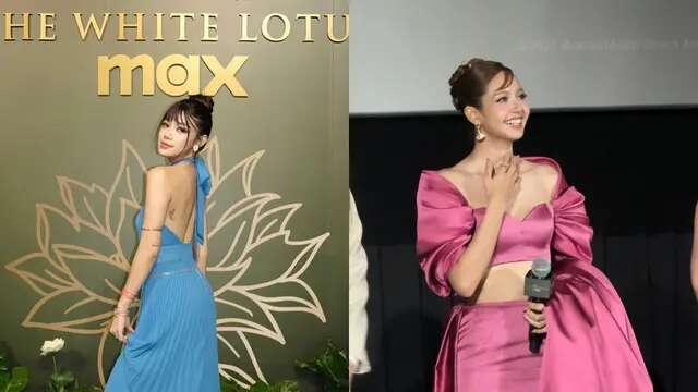 7 Potret Regina Phoenix di Premiere‘ The White Lotus’, Nangis Papasan Lisa Blackpink