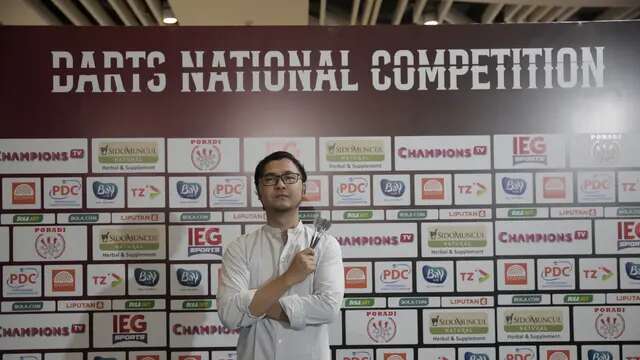 Jadi Komentator Darts National Competition Series 05, Lourdy Yosowidagdo Optimistis pada P...