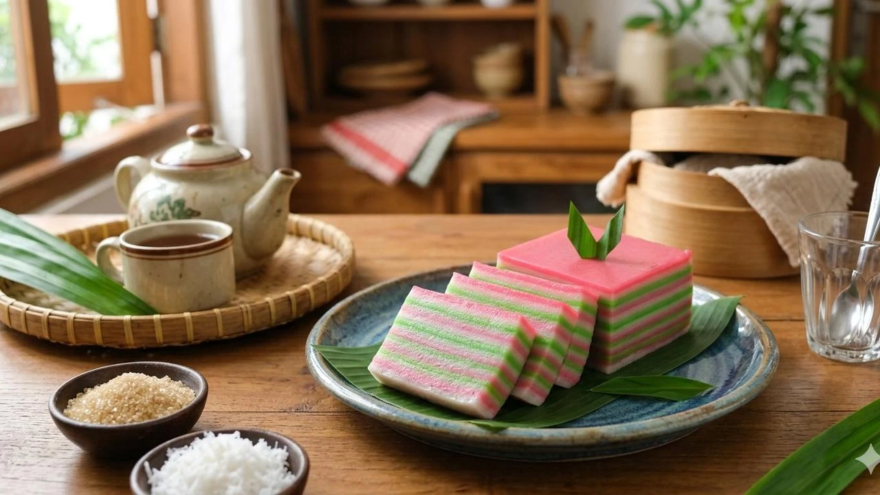 Resep Kue Lapis Kanji Takaran Gelas, Praktis dan Lezat di Dapur Rumahan