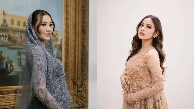 10 Model Kebaya Artis di Acara Mitoni 7 Bulan Kehamilan, Jadi Inspirasi di 2025