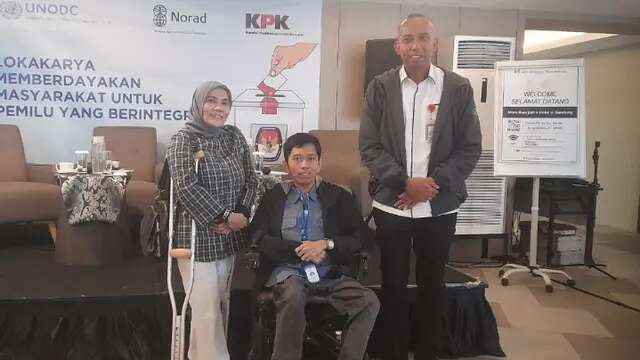 KPK: Penyandang Disabilitas Punya Peran Penting dalam Mengawal Pemilu 2024 Bebas Korupsi