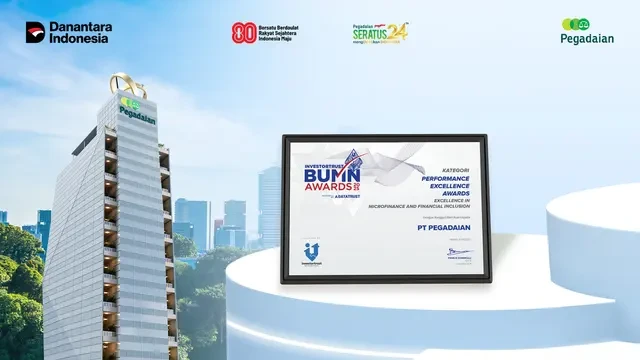 Pegadaian Torehkan Prestasi Gemilang Performance Excellence Award 2025