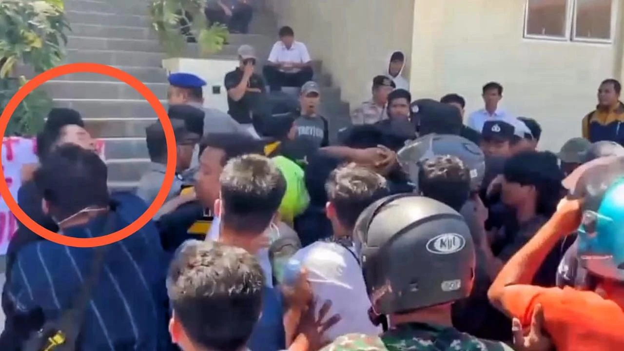 Polisi Dipukul Saat Demo, Pelaku Diduga Kabur ke Hutan