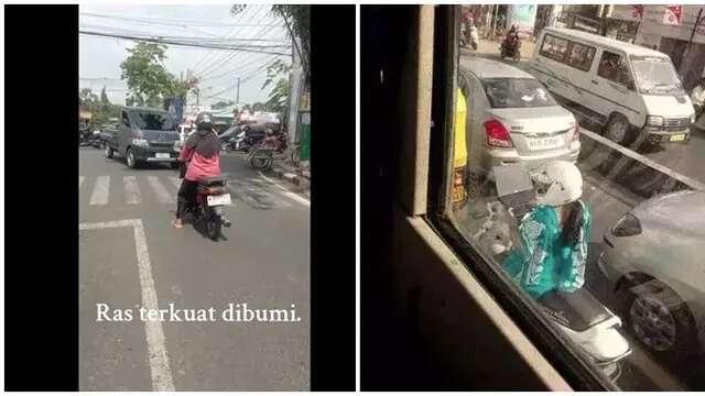 6 Potret Emak-Emak di Lampu Merah Bikin Tepuk Jidat, Penguasa Jalanan Beraksi