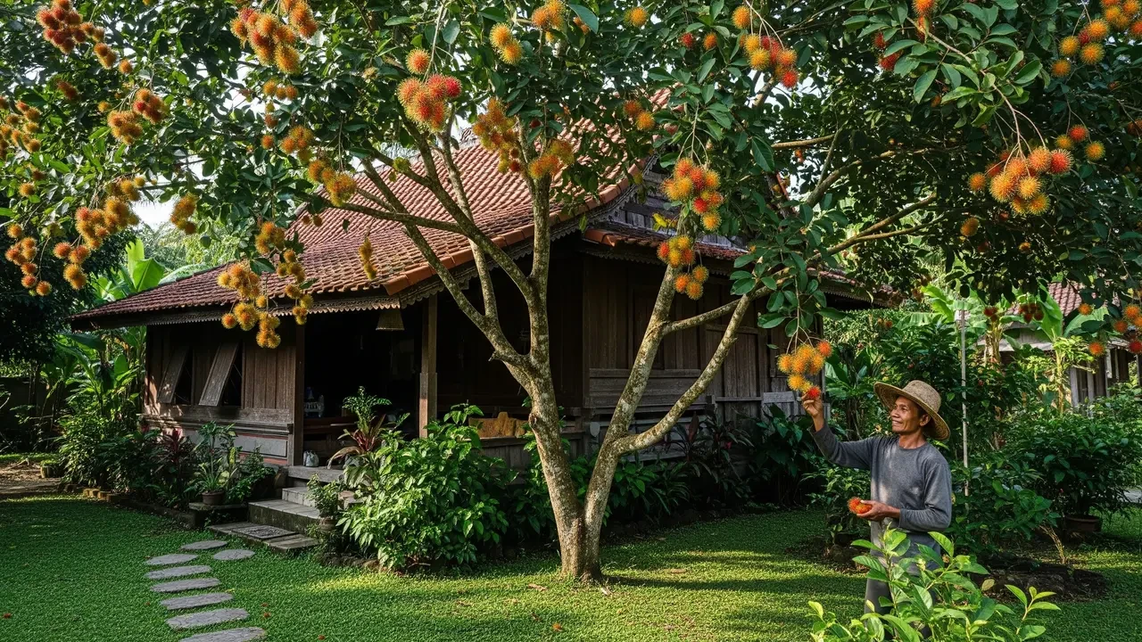 8 Pohon Buah Favorit Petani untuk Ditanam di Sekitar Rumah Desa, Peneduh Alami yang Produk...