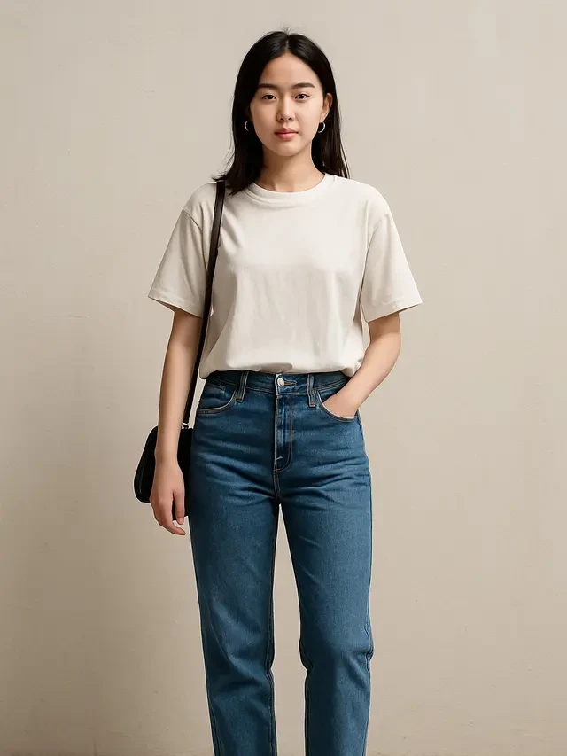 8 Outfit Atasan Putih Bawahan Jeans yang Lagi Trend di 2025, Cocok untuk Hangout