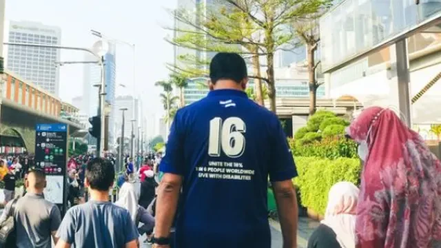Anies Baswedan Turun ke CFD Bawa Pesan Inklusif tentang Penyandang Disabilitas