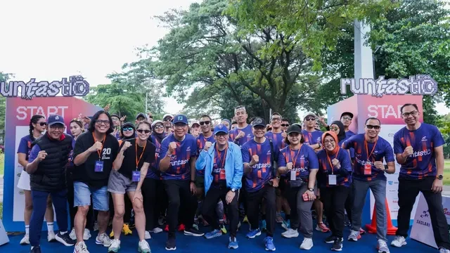 Bank Raya Dorong Inklusi Keuangan Lewat Fitur Saku Bareng di Acara Runtastic