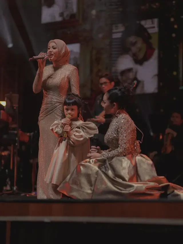 Momen Aurel, Ameena dan Kris Dayanti di Satu Panggung, 3 Generasi Tampil Kompak
