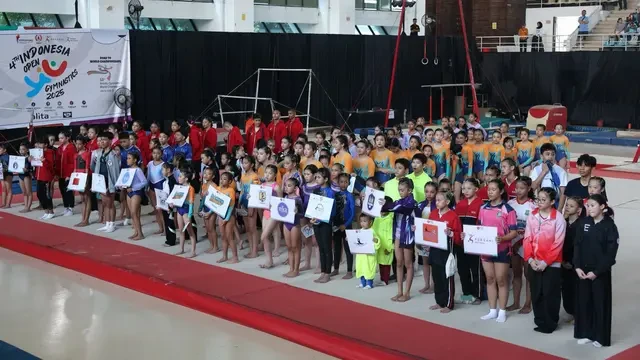 1.372 Atlet Ikut Gymnastics Indonesia Open 2025, Diharapkan Lahir Talenta Baru Senam