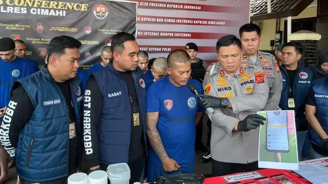 Pengedar Narkoba Diringkus Polres Cimahi, Diduga Anggota Ormas