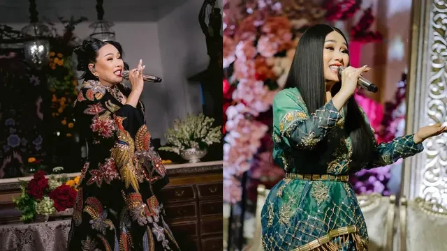 6 Outfit Manggung Titi DJ, Elegan dan Penuh Pesona di Usia 59 Tahun