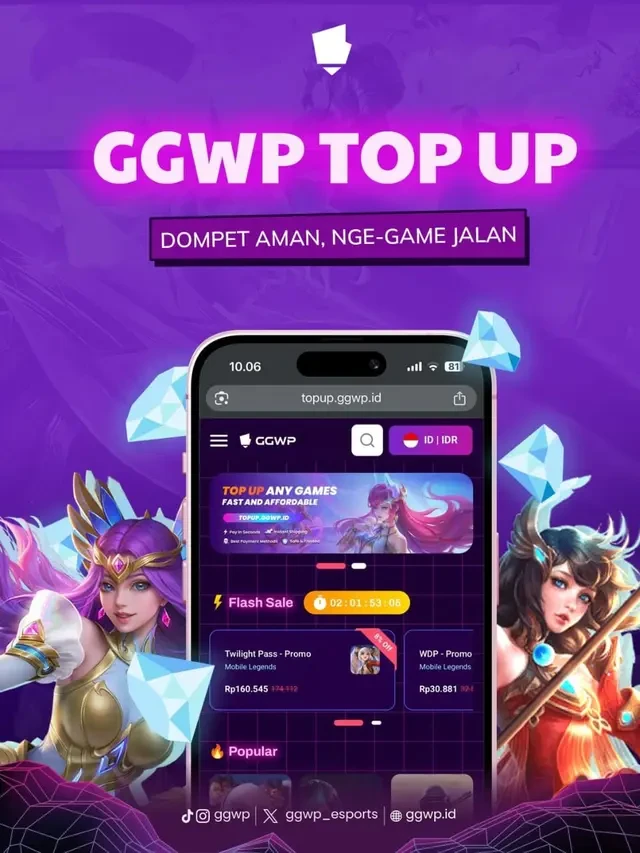 GGWP Perluas Ekosistem Dunia Gim dengan Layanan Top Up, untuk Gamer Kasual Hingga Kompetit...