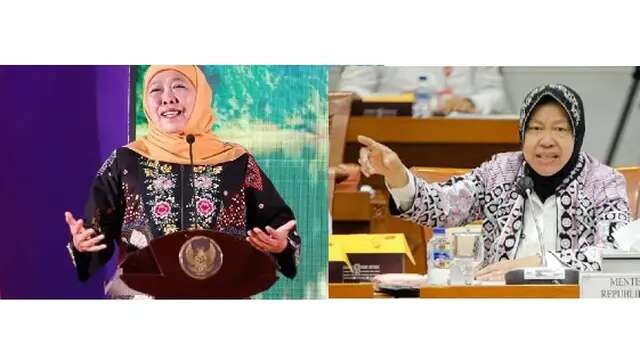 Confirm, Risma Bakal Tantang Khofifah di Pilkada Jatim 2024