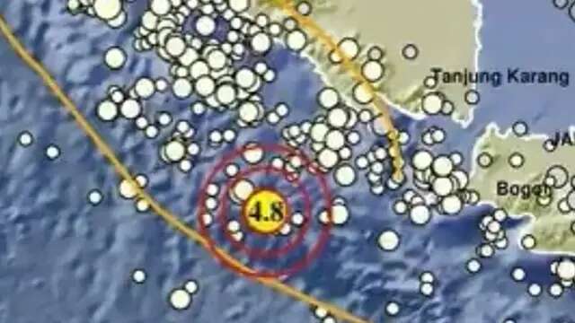 Gempa Magnitudo 4,8 Getarkan Pesisir Barat Lampung Senin Pagi 7 Oktober 2024