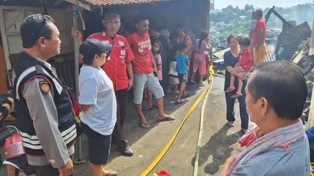 Sedang Asyik Dipijat, Warga Manado Terkejut Rumahnya Dilalap Api