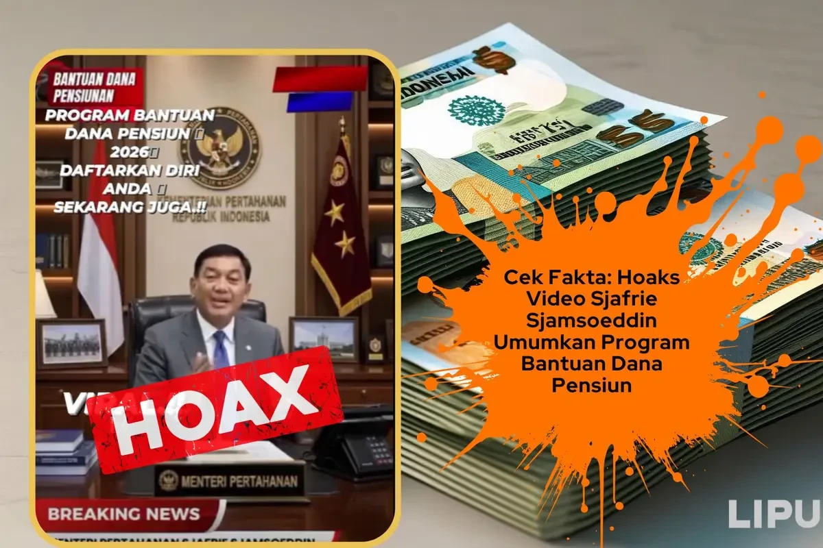 Hoaks Program Bantuan Dana Pensiun Catut Nama Menteri, Simak Daftarnya