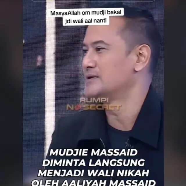 Siap Jadi Wali Nikah Aaliyah Massaid, Mudji Massaid Punya Satu Permintaan Khusus ke Thariq...