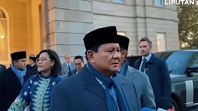 Momen Presiden Prabowo Subianto Beri Perhatian ke Menkeu Sri Mulyani, Dinilai Terlalu Gree...