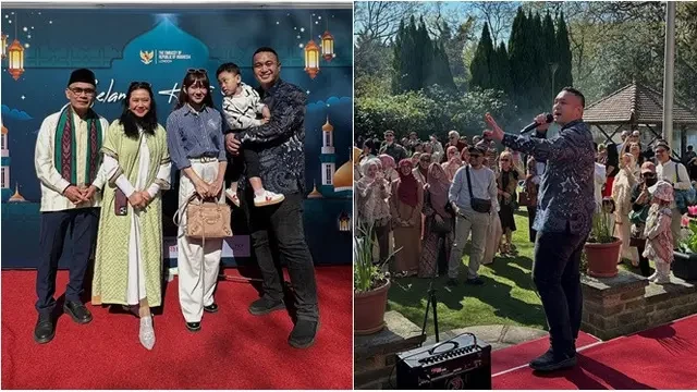 7 Potret Liburan Gilang Dirga di London, Ikut Halalbihalal Bareng Dubes RI