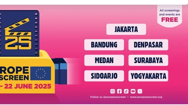Europe on Screen 2025 Resmi Dibuka di Jakarta, Hadirkan Film-Film Terbaik dari 27 Negara E...