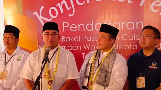 Maju Sebagai Calon Wali Kota dan Wakil Wali Kota Bandung, Farhan-Erwin Janji Bangun Kota B...