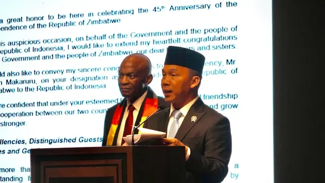 Menteri Wihaji di Peringatan Kemerdekaan Zimbabwe: Indonesia Siap Bersinergi untuk Masa De...