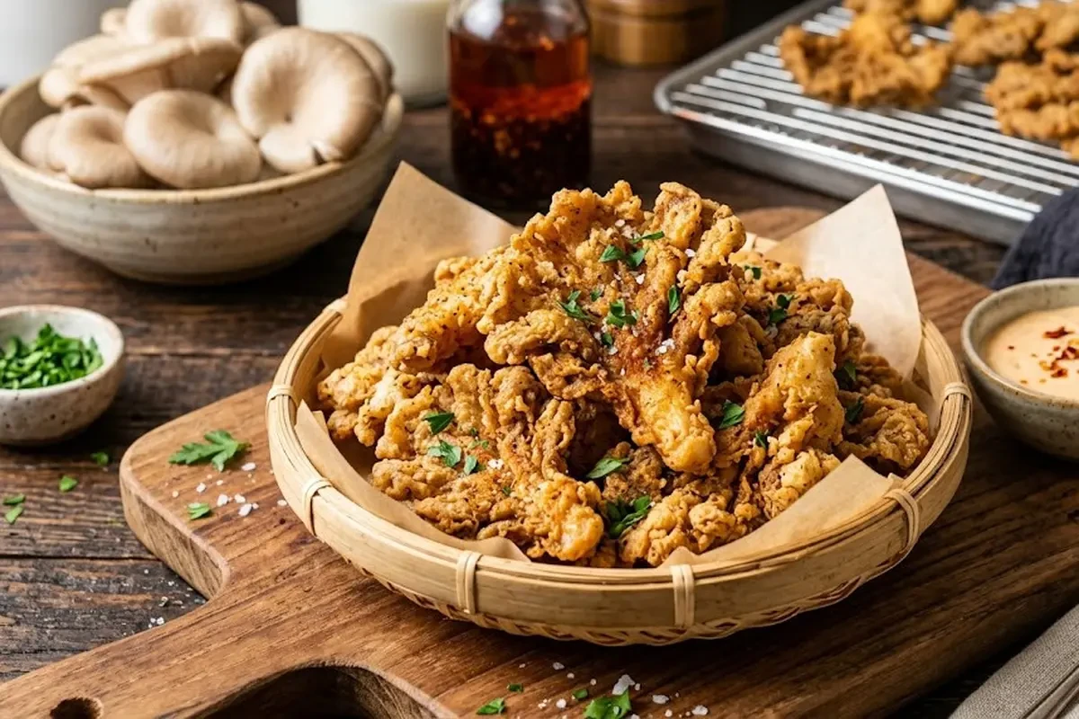 Cara Membuat Jamur Krispi Gurih Seperti Kulit Ayam, Dijamin Garing dan Mekar