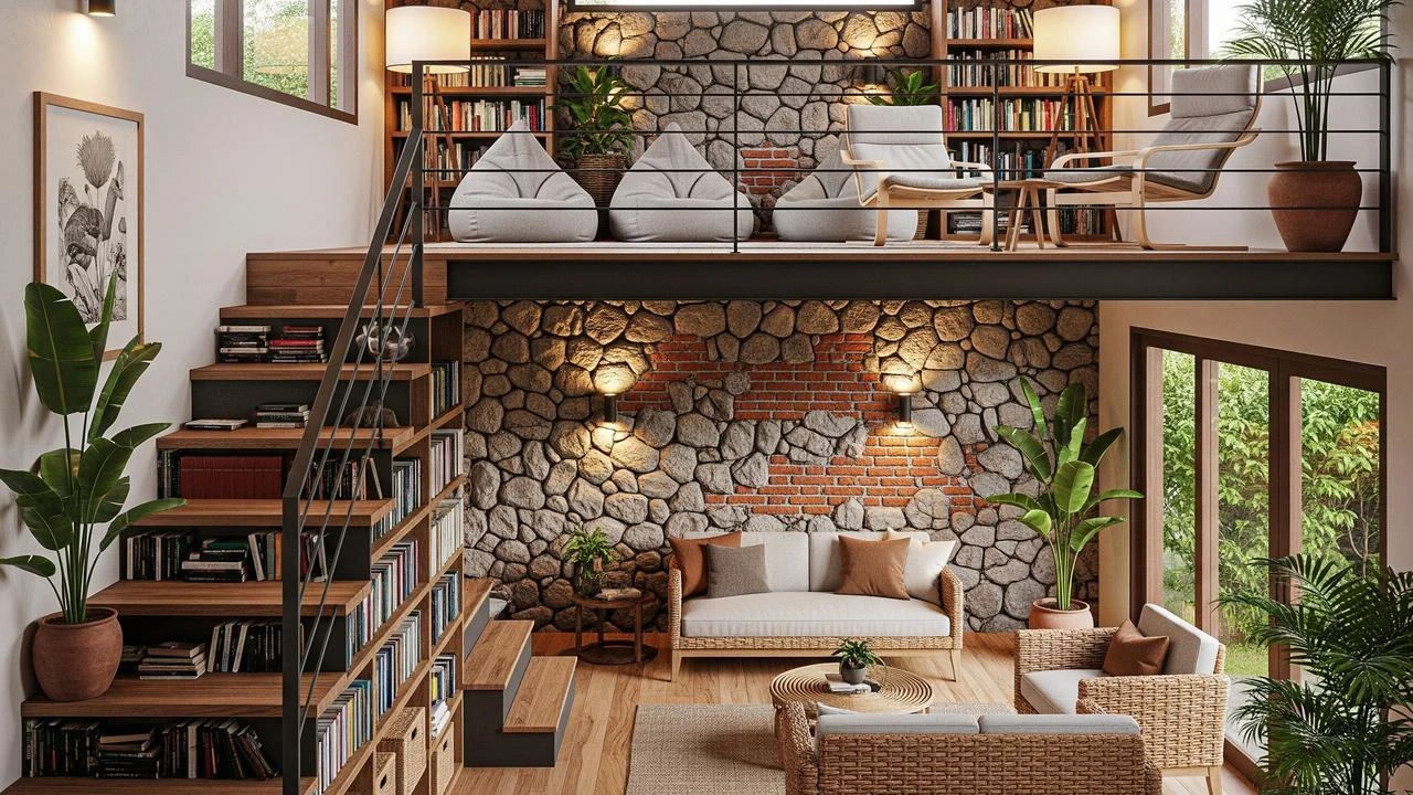 7 Desain Rumah Mungil ala Villa dengan Mezzanine, Solusi Hunian Estetik dan Hemat Ruang