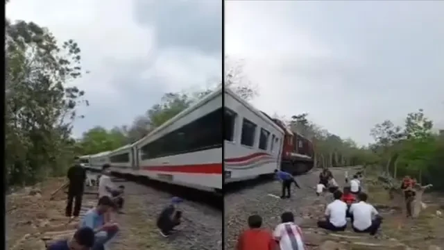 Kereta Api Rute Tanjungkarang-Baturaja Anjlok, Begini Penjelasan KAI