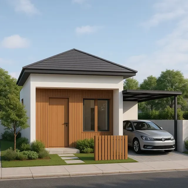 8 Inspirasi Carport Rumah di Gang Sempit dengan Baja Ringan yang Minimalis, Praktis dan Es...