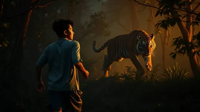 Cerita Petani di Padangsidimpuan Bertemu Harimau, Kaki Gemetar Langsung Lari Tunggang Lang...