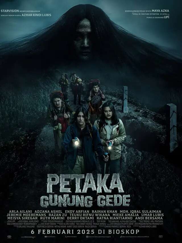 Petaka Gunung Gede Dibintangi Endy Arfian Tembus 1 Juta Penonton, Setelah 6 Hari Tayang di...