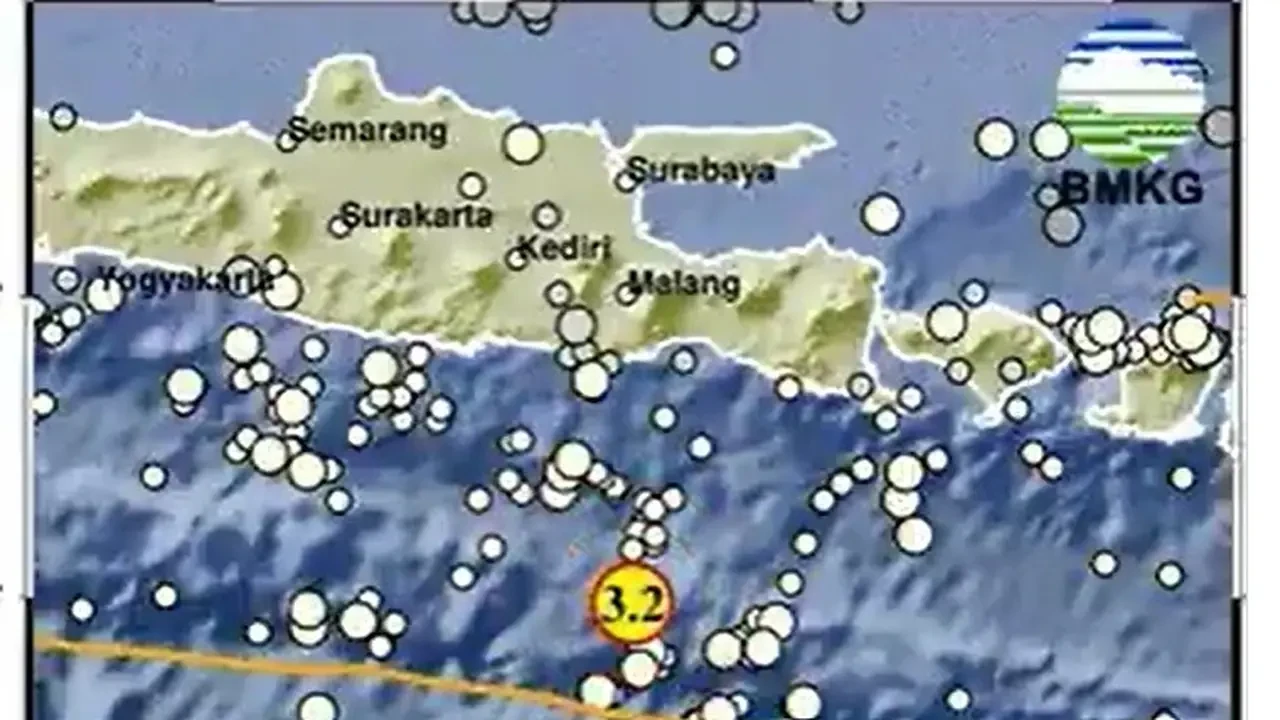 Gempa Dua Kali Guncang Jawa Timur