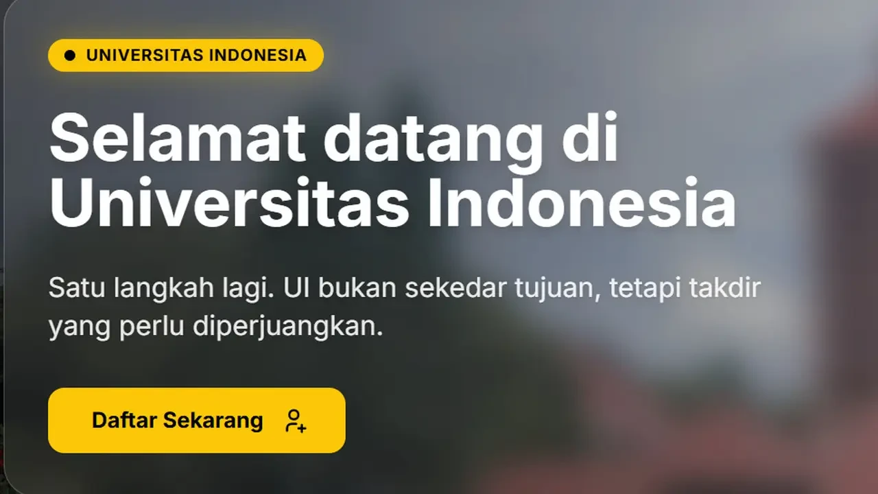 SIMAK UI 2026, Lengkap Jadwal Hari H Pelaksanaan dan Materi Ujian