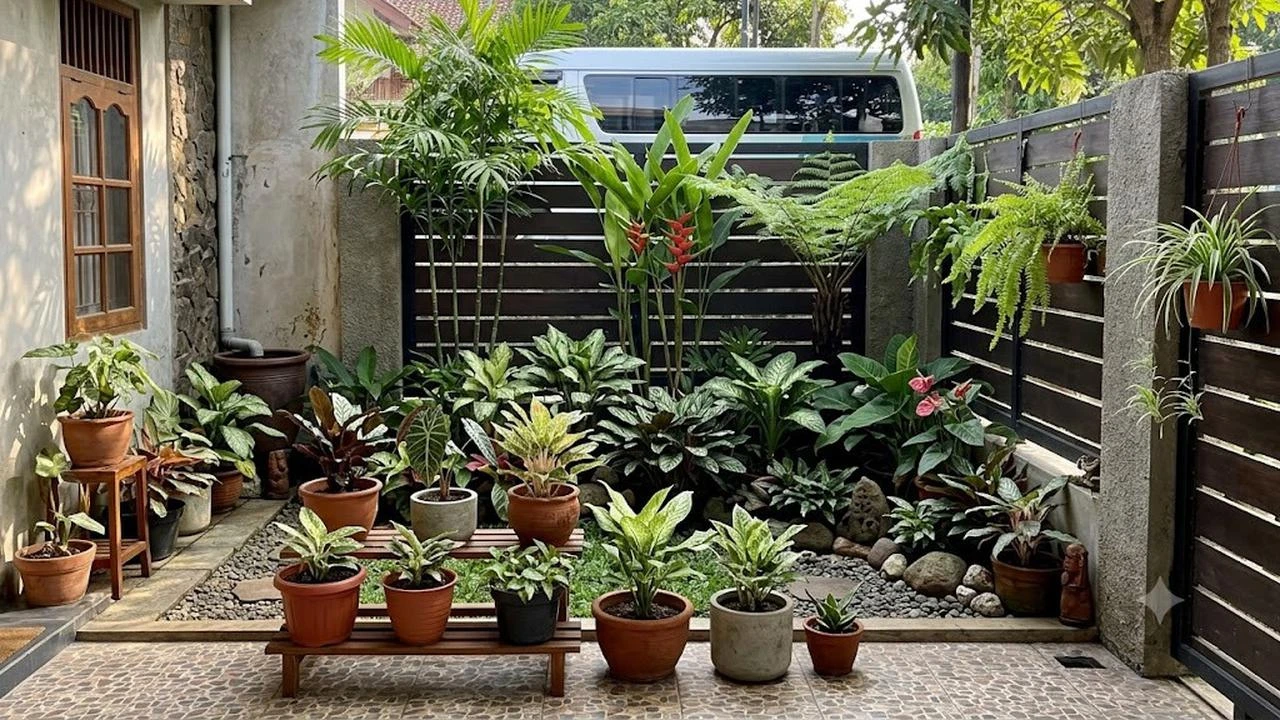 9 Inspirasi Kebun Mini di Balik Pagar yang Tidak Terlihat dari Jalan, Jadi Oase Tersembuny...